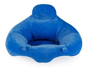 Almofada de Apoio para Bebê Sentar Azul - Baby Pil