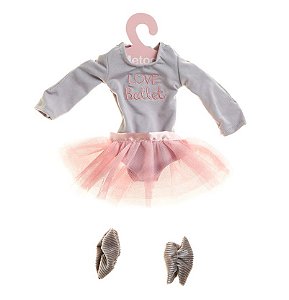 Roupa de Boneca Metoo - Fantasia Love Ballet com Cabide