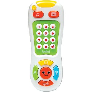 Controle Remoto Musical Baby Branco - Buba