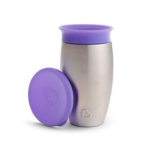 Copo Térmico de Treinamento 360 (Miracle Cup) Roxo - Munchkin