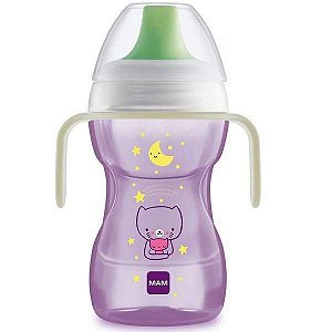 Copo de Treinamento Fun to Drink Night Menina 270ml - MAM