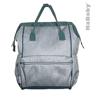 Bolsa Maternidade Boca Larga Prata - Kababy