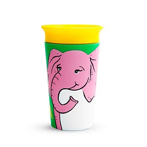 Copo de Treinamento 360 (Miracle Cup) Wild Elefante 270ml - Munchkin