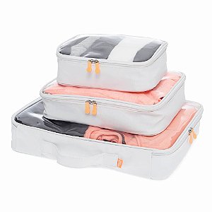 Organizadores para Mala de Viagem Sweet Branco - Momis Petit