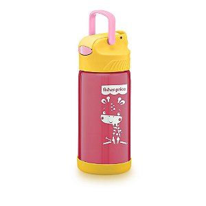 Copo Térmico Aço Inox Hot & Cold Rosa Bubblegum - Fisher Price