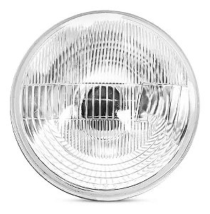 FAROL C/ SOQUETE E  LÂMPADA JEEP 75 RURAL WILLYS/FORD MOD. SEALED BEAM