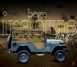 CAPOTA JEEP MILITAR FIXA DUPLA FACE BEGE IRAQUE