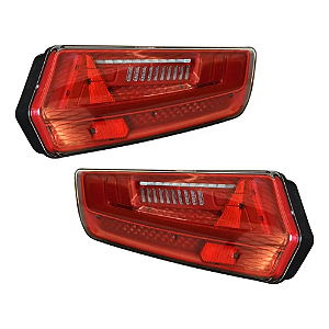 Par Lanterna Traseira LED S96 24V Auxiliar Flashing Sinalsul