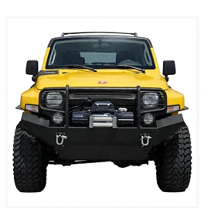Parachoque Aço Dianteiro Skid Plate Troller T4 2015 a 2021 Preto