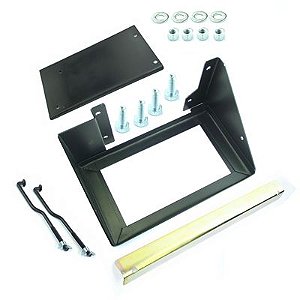 Suporte da bateria grande com haste e cantoneira C 310xL 180