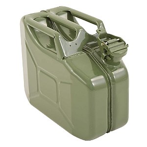 GALÃO DE METAL 10L 0.6MM JERRY CAN
