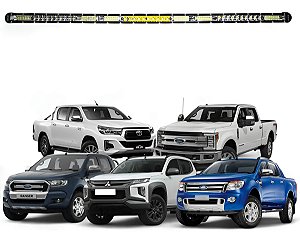 Barra Led Linha Super Slim 7D 234w 79,5cm SCP-5234