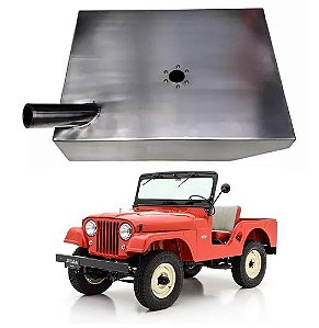 Tanque Combustível Inox Jeep CJ5 Ford Willys 1966 / 1983