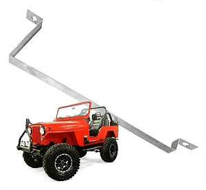 Cinta Aço Inox Fixação Tanque Gasolina 39L Jeep Willys CJ5 CJ3 Ford