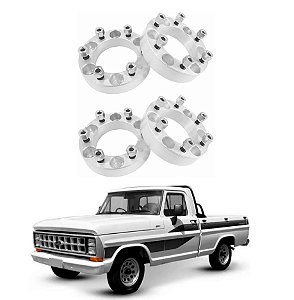 ESPACADOR ALARGADOR DE RODA 5 FUROS 38,1MM FORD PICAPE F1000 JOGO 4PÇS