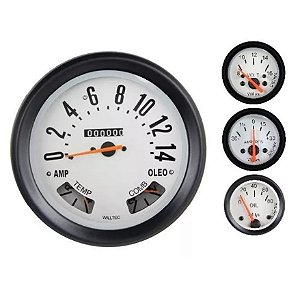 Kit Velocimetro Jeep Willys F75 Rural Willtec Fundo Branco