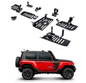 Kit de Protetores Inferior Troller Cambio Manual 2015 a 2021