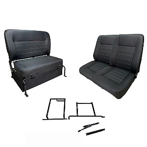 KIT DE BANCOS PARA JEEP WILLYS FORD MODELO RETRO