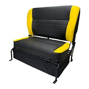 BANCO TRASEIRO DOBRÁVEL COM CAIXA DE FERRAMANTA JEEP WILLYS CJ3 / CJ5