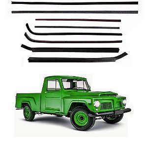 Jogo De Canaletas E Pestanas Portas F 75/ Rural Ford Willys