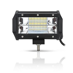 FAROL DE MILHA AUXILIAR RETANGULAR 72W 13,2X8X6,5CM