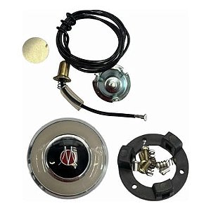 Tampa (botão) Buzina Rural Luxo Com Reparo Suporte