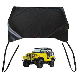 TOLDO PRETO  JEEP WILLYS / FORD CJ5 CAPOTA BIKINI