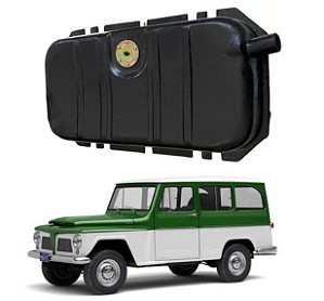 TANQUE DE COMBUSTÍVEL JEEP RURAL FORD WILLYS 1964 A 1977 + BÓIA
