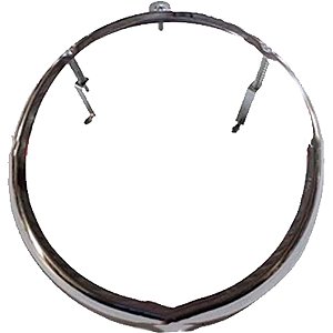 Aro de Farol Fusca 56 a 62 Ferro Cromado 2 Furos com Parafusos
