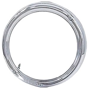 Aro de Farol VW Fusca 73 a 75 Ferro Cromado 3 Furos com Parafusos