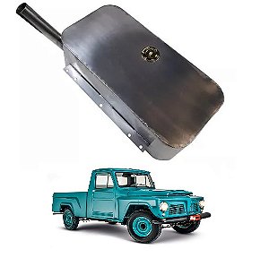 Tanque De Combustível Em Inox Ford Willys F75 (1960 A 1977) + Bóia