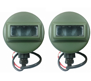 LANTERNA DIANTEIRA TORPEDO BLACK OUT JEEP MILITAR E VIATURA MILITAR