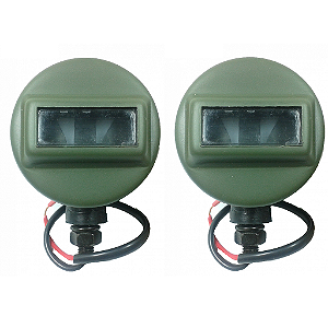 LANTERNA DIANTEIRA TORPEDO BLACK OUT JEEP MILITAR E VIATURA MILITAR