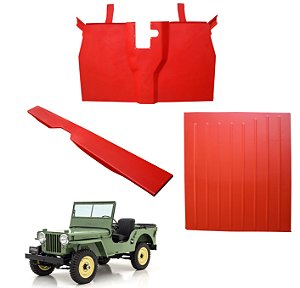 ASSOALHO COMPLETO PARA JEEP WILLYS CJ2 / CJ3 / KAISER M606