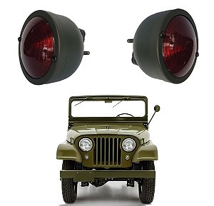 LANTERNA TRASEIRA PARA JEEP MILITAR M520 WILLYS / FORD