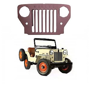 GRADE DIANTEIRA JEEP WILLYS CJ3B CARA DE CAVALO