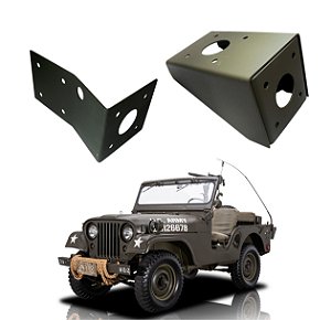 SUPORTE COM BASE DE ANTENA JEEP MILITAR M38A1