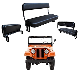 BANCO TRASEIRO UNIVERSAL JEEP WILLYS / FORD CJ5 - CJ6