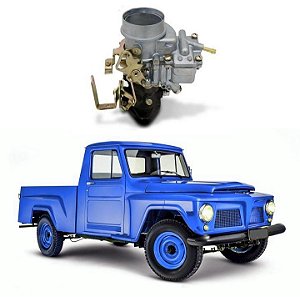 Carburador F75 / Jeep CJ5 /Rural / Motor 04 cc Ohc DFV228 Ford /Willys
