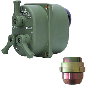 Chave NATO Interruptor 3 Alavancas Conector Militar Viatura