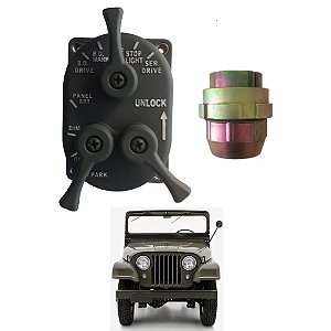 CHAVE NATO COM CONECTOR ORIGINAL AMERICANA JEEP MILITAR FORD M520