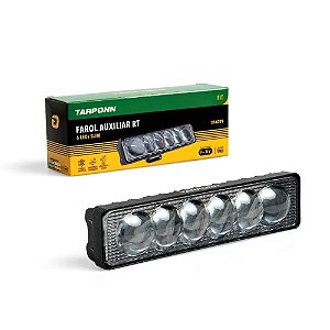 Farol Milha Led Retangular Fit 6 Led Smd12/24v Tarponn