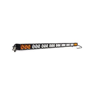 Barra Led Pro Alumínio 6000k 27 Super Leds 270w Âmbar Aberto Tarponn