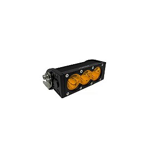 Barra Led Pro Alumínio 3000k 3 Leds30w Âmbar Foco Aberto Tarponn