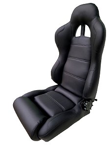 Banco Concha Reclinável em Couro Jeep Wiilys/Ford / Troller / Pick-up