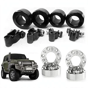 Kit Lift 2" Troller 15 a 21 + Espaçador 38,1mm AVM Suspensão Combo