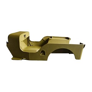 Caixote Carroceria Jeep Willys CJ3B Cara Alta Chapa Aço 1.2mm