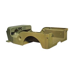 Caixote Carroceria Jeep Willys CJ3 Chapa de Aço 1.2mm Similar Original