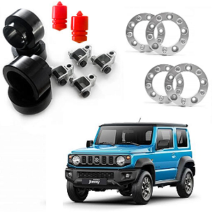 kit lift 1,5" Com Espaçador de Rodas 31,75mm para Suzuki  Jimny Sierra
