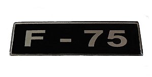 PLAQUETA DO PARALAMA F75